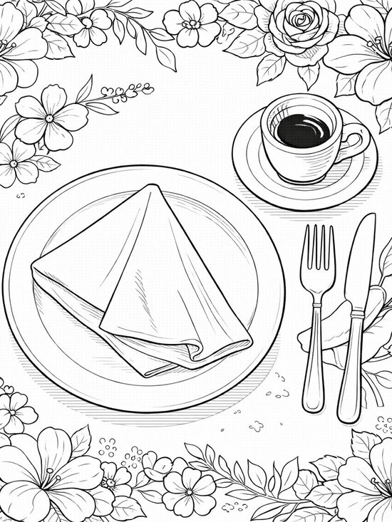 Latina Brunch Coloring Book for Adults and Teens - Picture 7 of 10